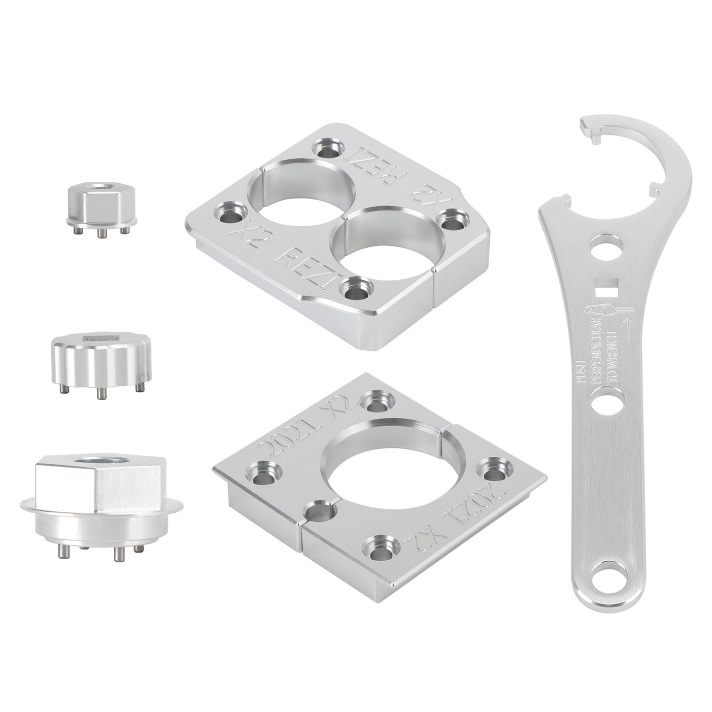 Float Shock Rebuild Kit Clamp+Sealhead+4 Sockets Fox X2 2021