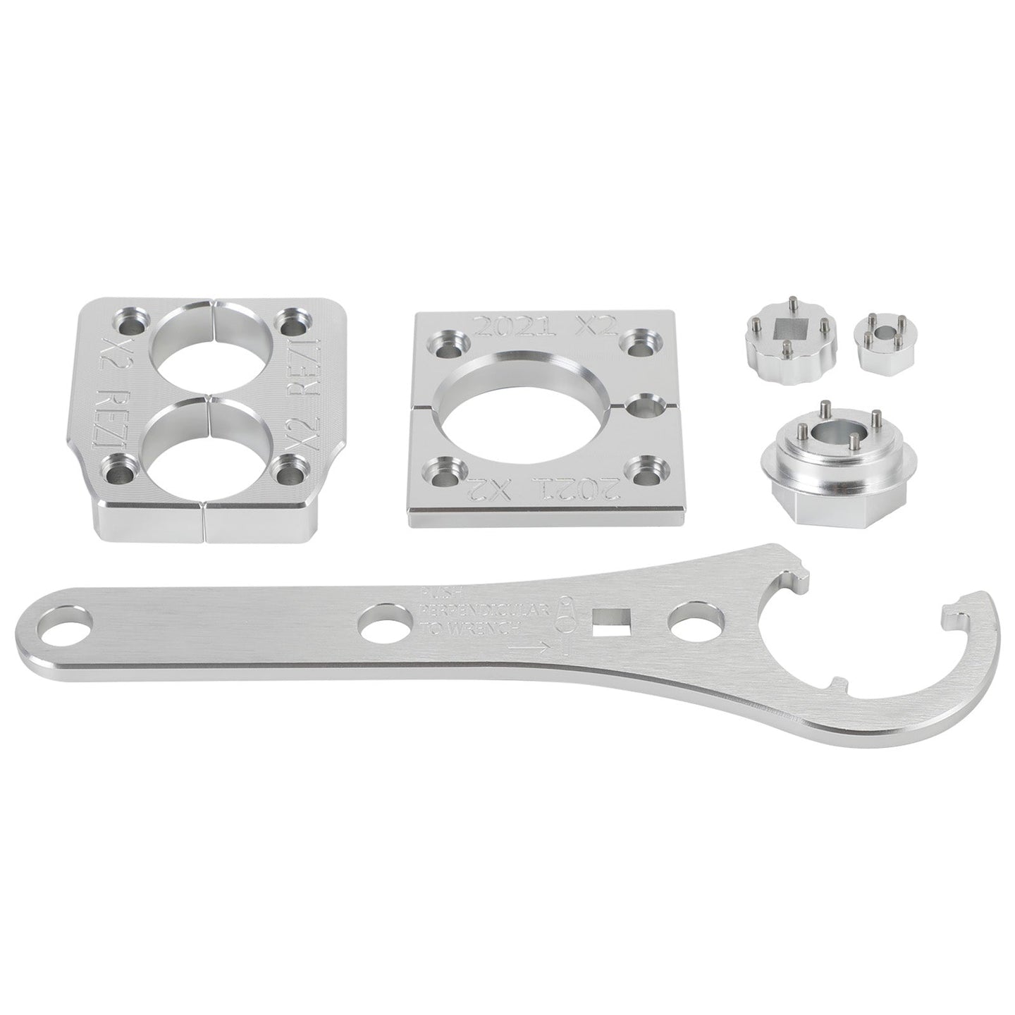 Float Shock Rebuild Kit Clamp+Sealhead+4 Sockets Fox X2 2021 (Copy)