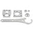 Float Shock Rebuild Kit Clamp+Sealhead+4 Sockets Fox X2 2021 (Copy)