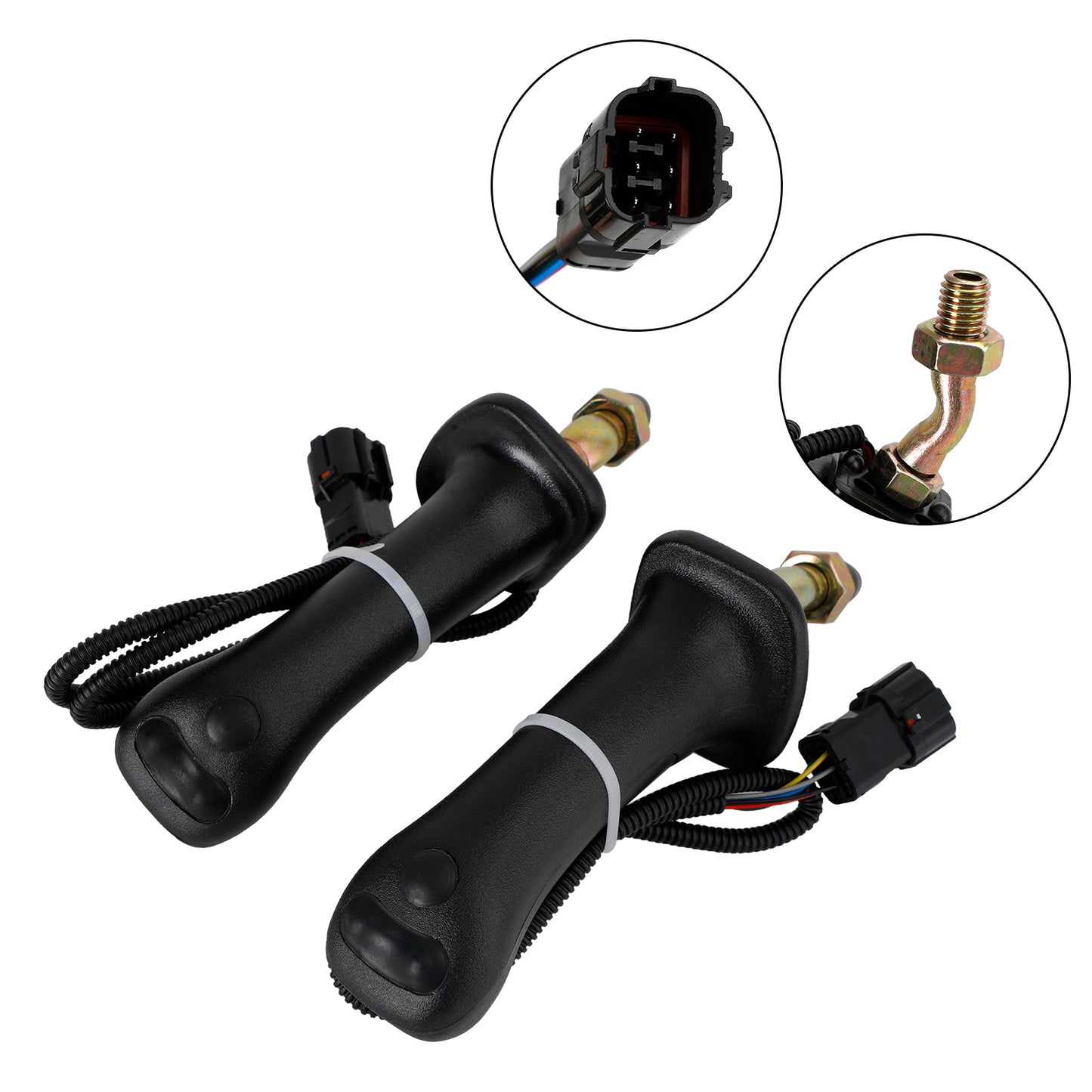 Pair 3 Button Excavator Joystick Handle Fit For Doosan DH DX150 225 300 370-9C