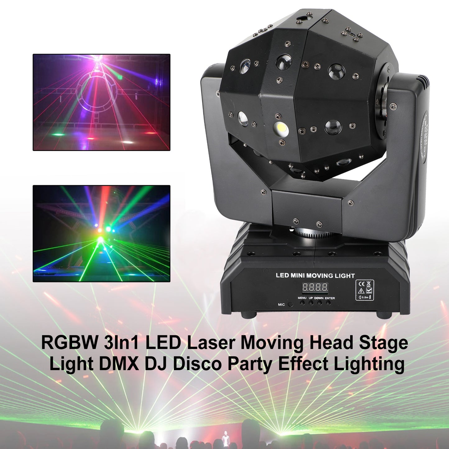 3 in 1 -16*3W Moving Head Light 16 PCS LED Stage Lighting lights DMX DJ Disco RGBW