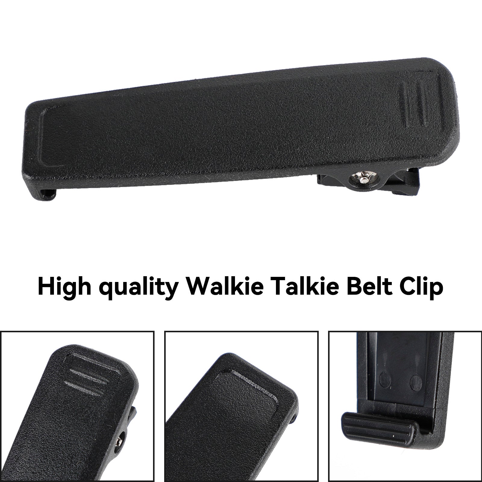 1X Back Pocket Clip Belt Clip Fit For ICOM IC-V88 IC-U88 IC-F1000 Walkie Talkie