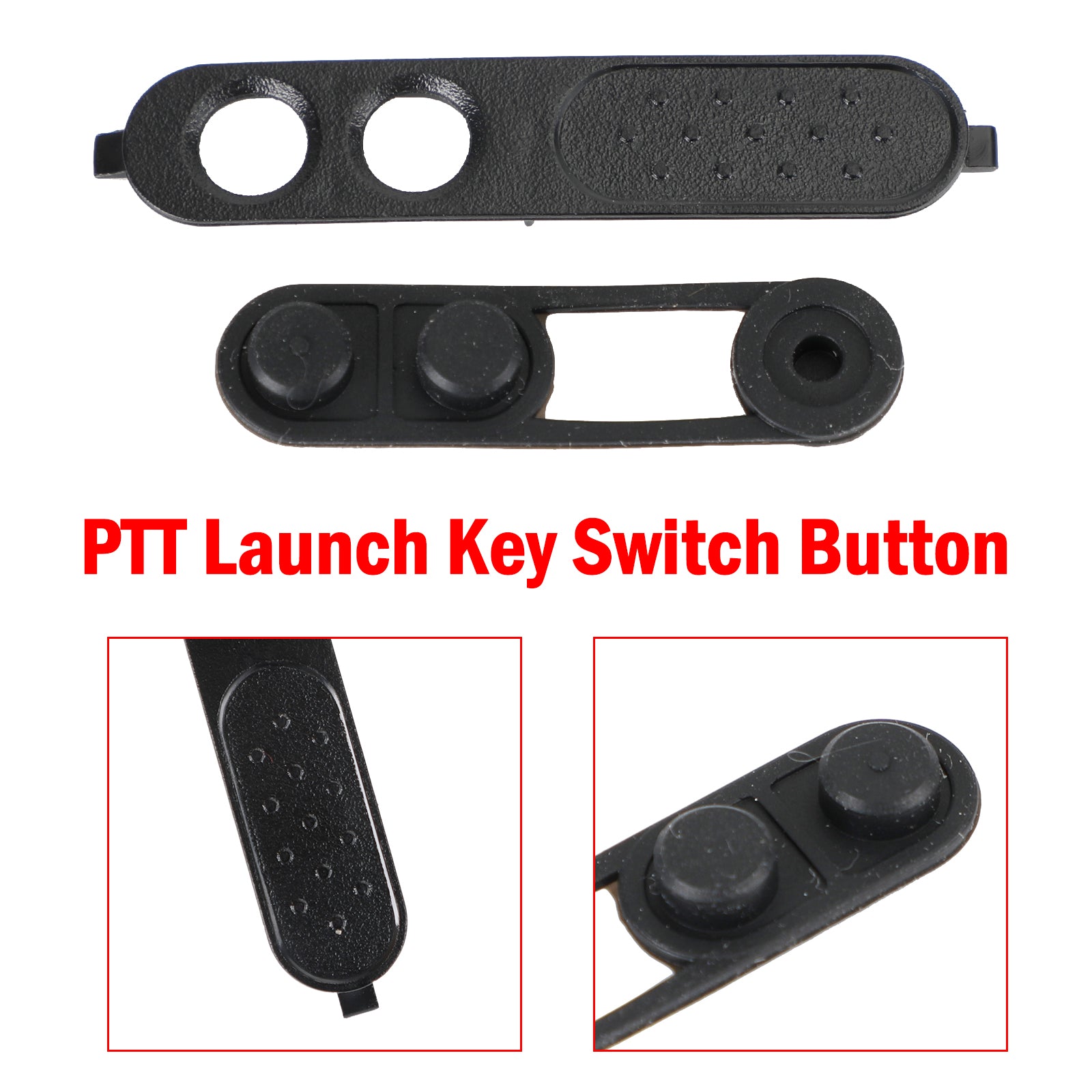 1Pcs PTT Walkie Talkie Launch Button Plastic Frame For XIR P3688 DEP450 DP1400