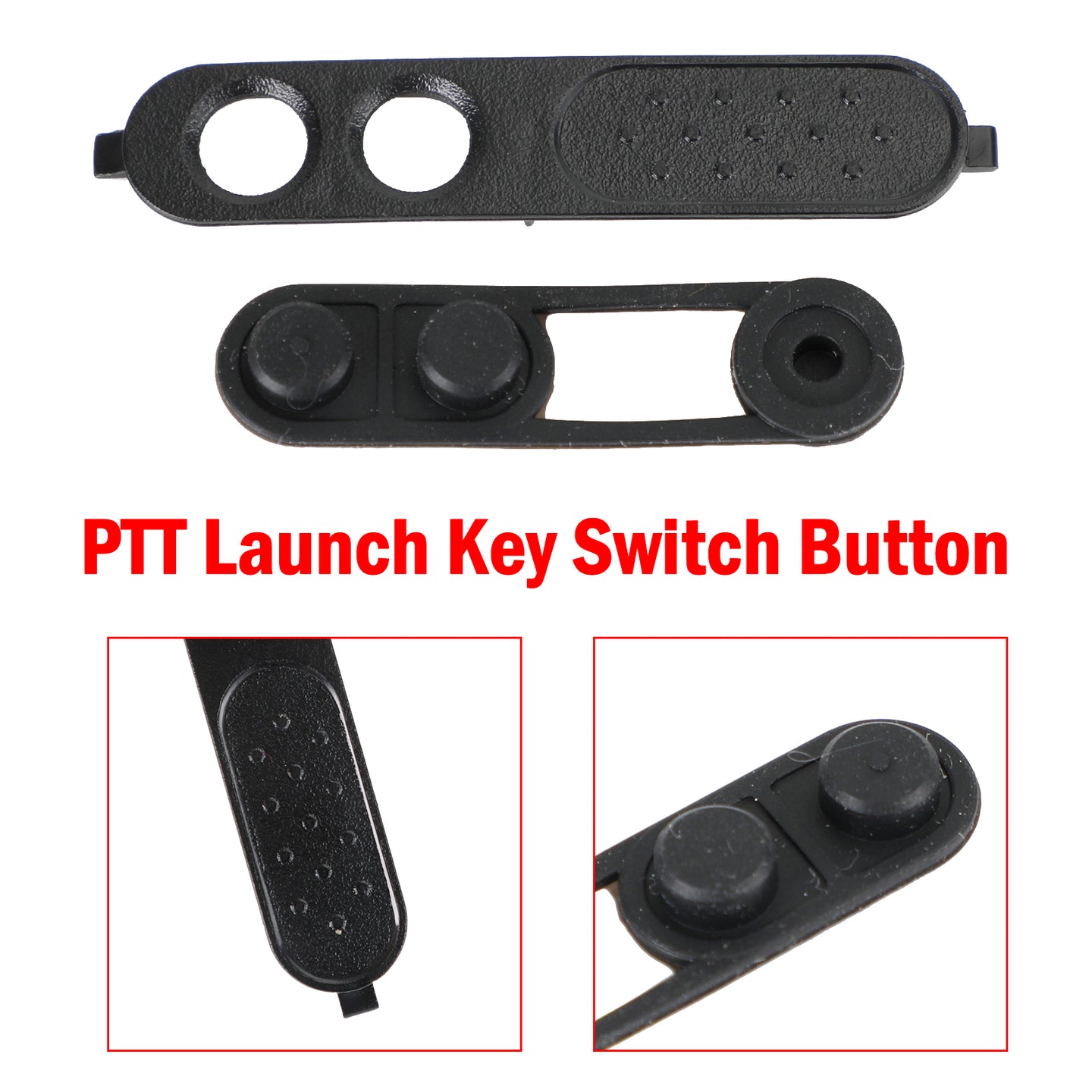 1Pcs PTT Walkie Talkie Launch Button Plastic Frame For XIR P3688 DEP450 DP1400