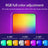 Pocket RGB Full Color 3000-9000K LED Video Light Photography Fill Lamp VLog