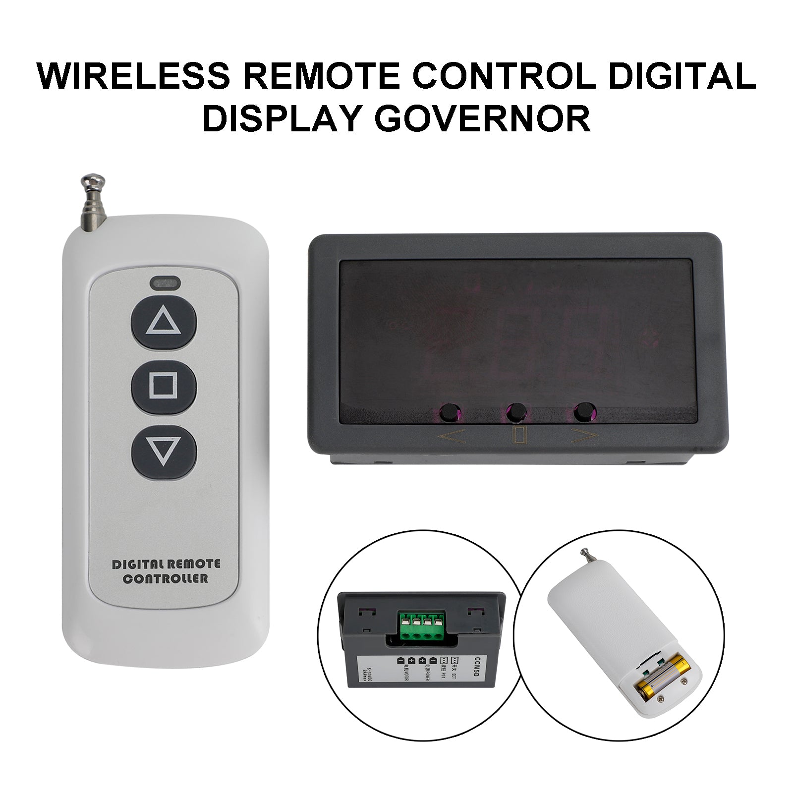 6V 12V 24V 5A PWM DC Motor Speed Controller Wirless Reversible Remote Control