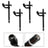 4Pcs Fuel Injector Nozzle Pencil For Case 20671 Diesel 188 207 580C 22365 20674