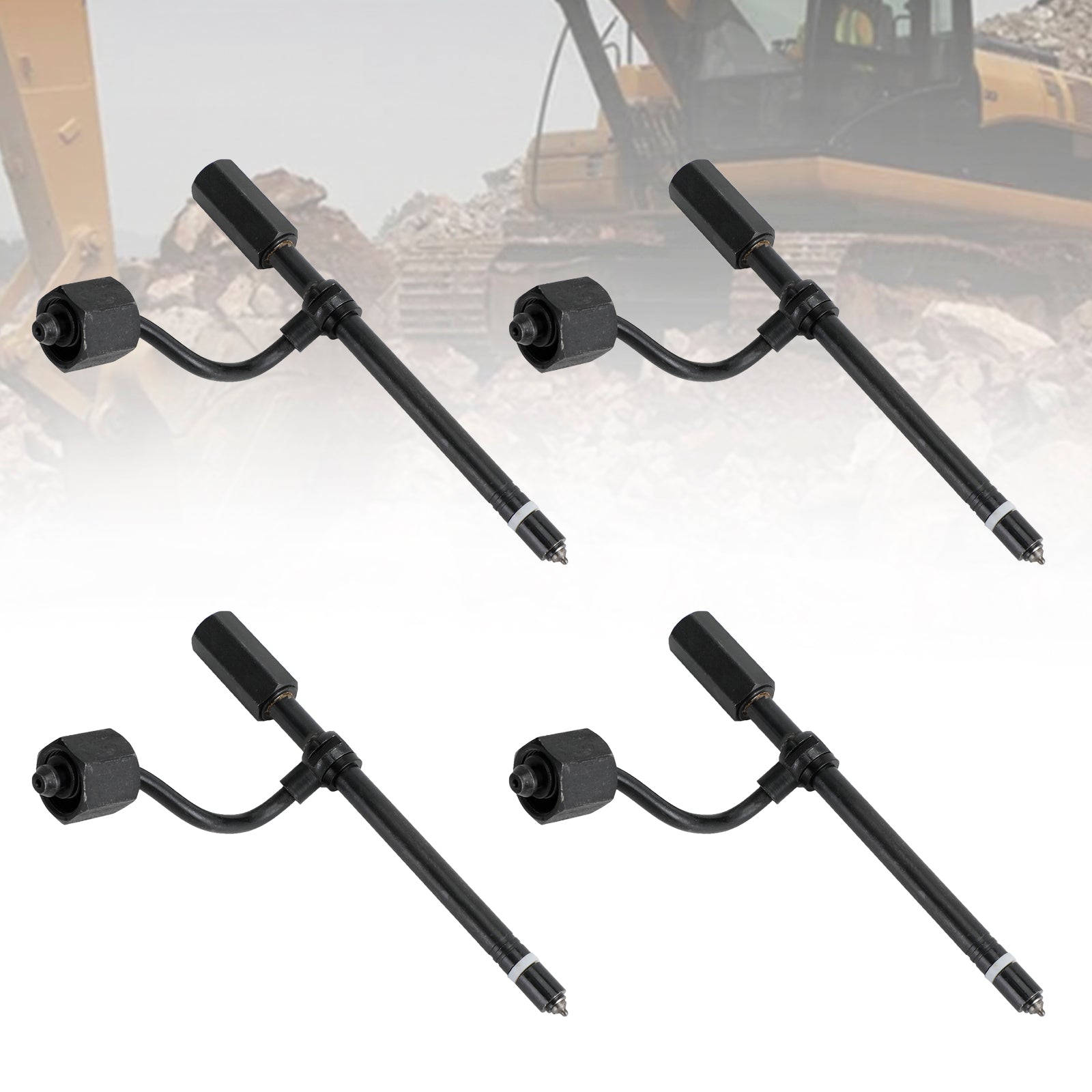 4Pcs 9L6969 Pencil Fuel Injector For CAT Caterpillar 22762 3204 3208 Diesel