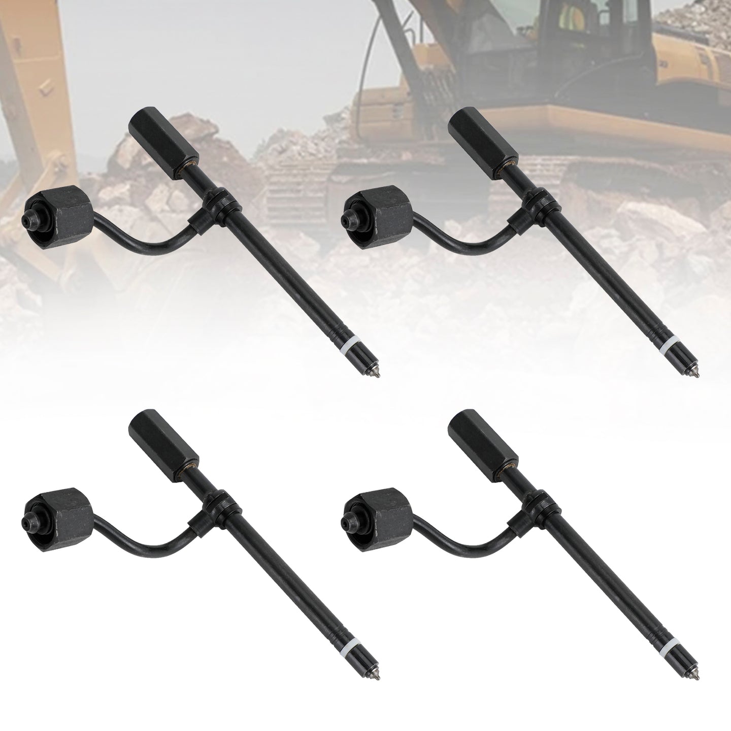 4Pcs 9L6969 Pencil Fuel Injector For CAT Caterpillar 22762 3204 3208 Diesel