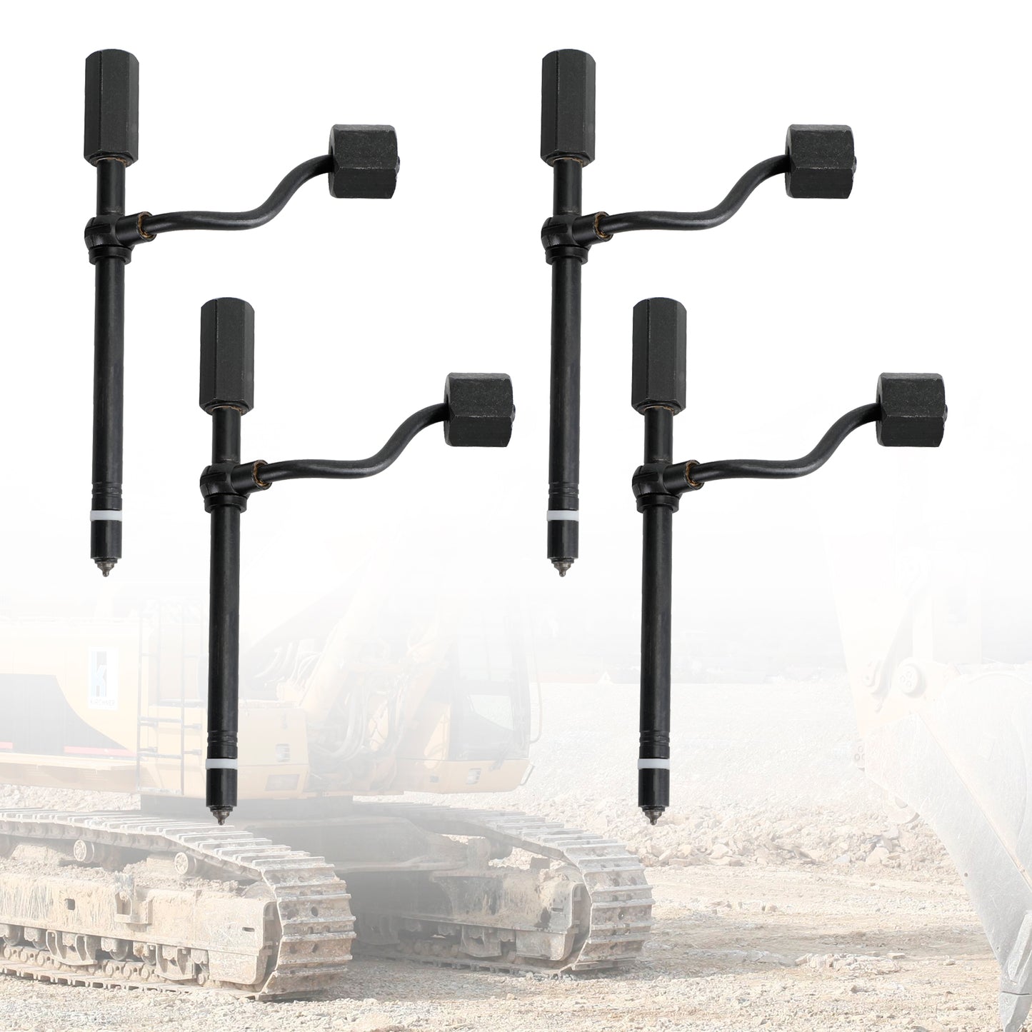 4Pcs 9L6969 Pencil Fuel Injector For CAT Caterpillar 22762 3204 3208 Diesel