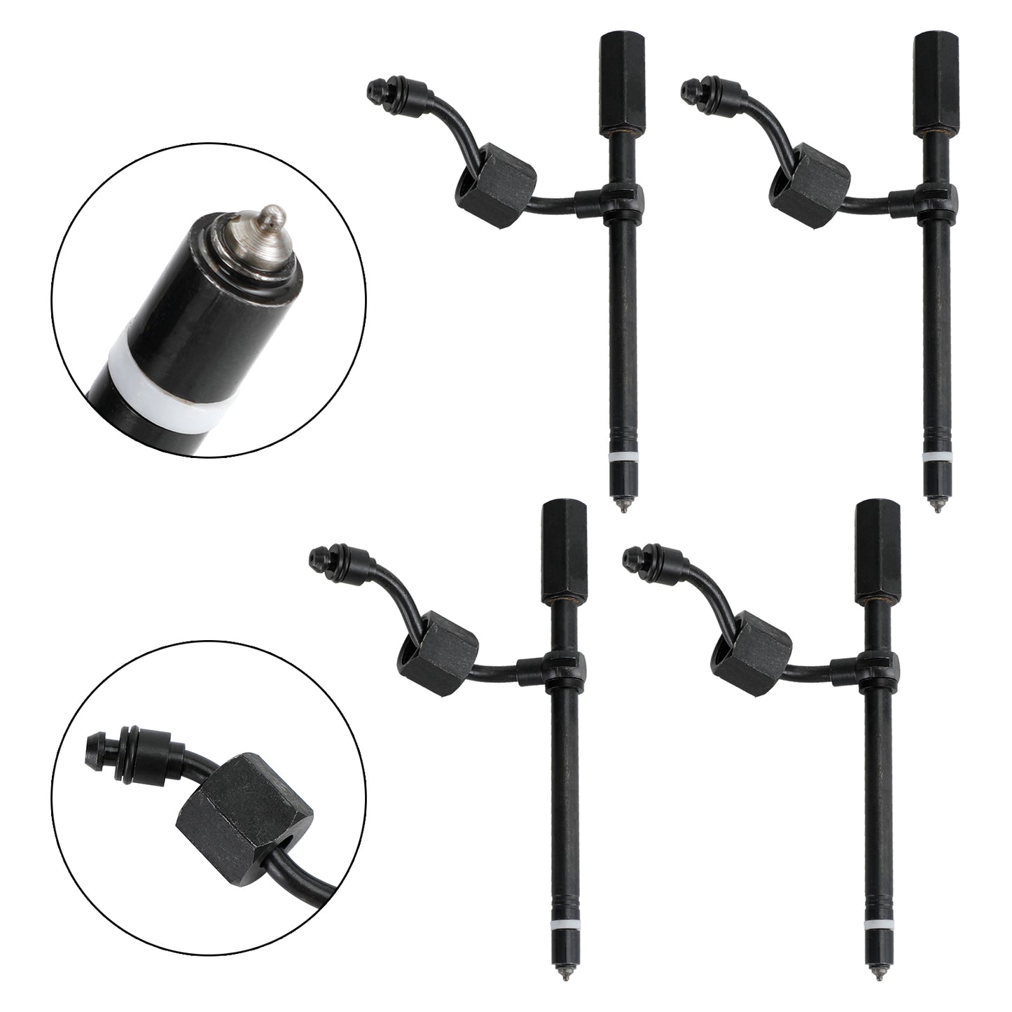 1/2/4Sets 9L6969 Pencil Fuel Injector For CAT Caterpillar 22762 3204 3208 Diesel, 4Pcs