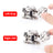 Stainless Steel Double paddle HF Shortwave Automatic Key CW Key Morse Code Key