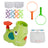Flying Disc Launcher Step On Saucer Launch Outdoor Toys For Boys And Girls Green