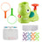 Flying Disc Launcher Step On Saucer Launch Outdoor Toys For Boys And Girls Green
