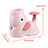 Flying Disc Launcher Step On Saucer Launch Outdoor Toys For Boys And Girls Pink