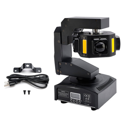 6 LED Moving Head Light – 3-Axis Beam DMX Stage Spot for DJ, Disco, Party & Show Lighting