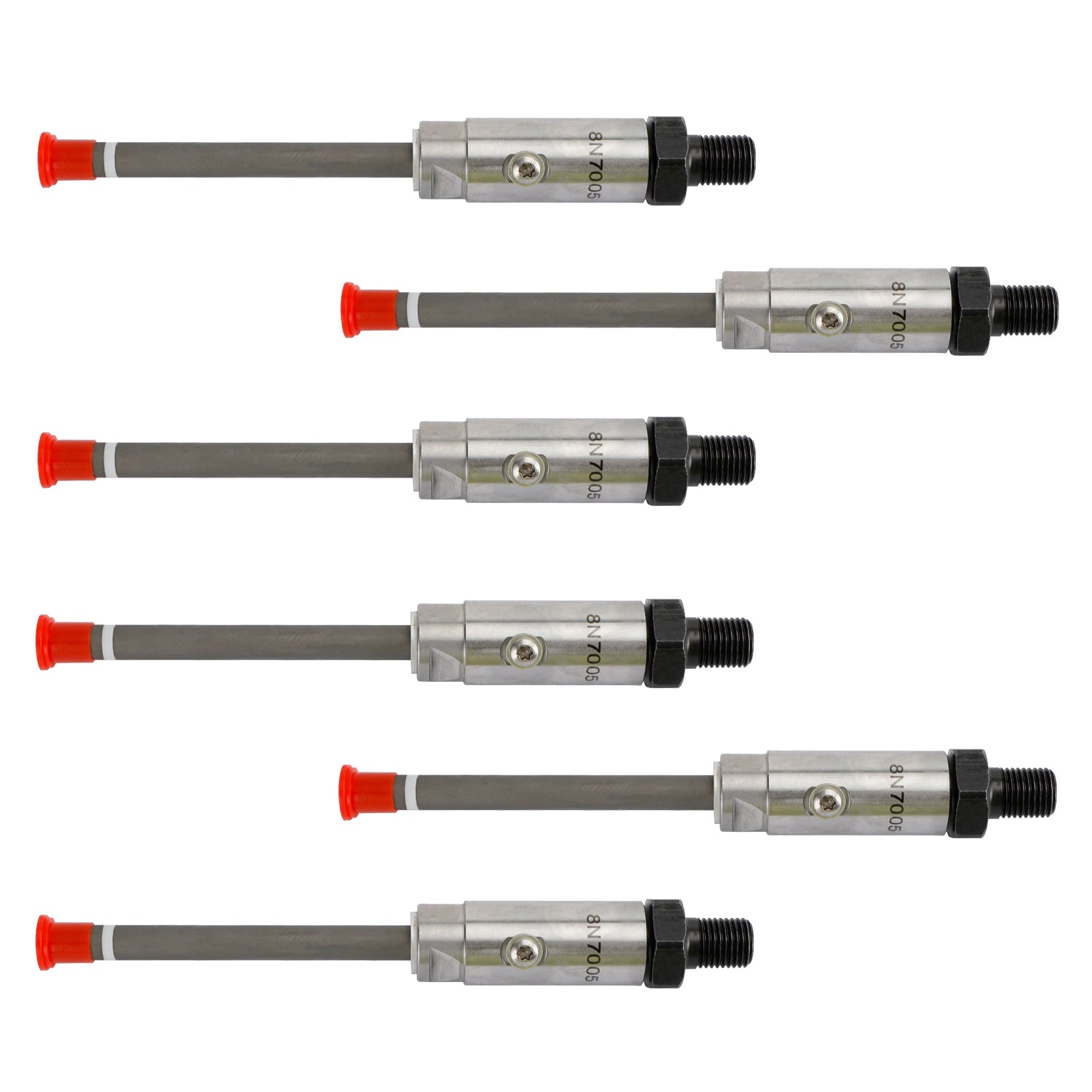 6Pcs 8N-7005 Fuel Injector Pencil Nozzle For Caterpillar CAT 3304 3306B Engine