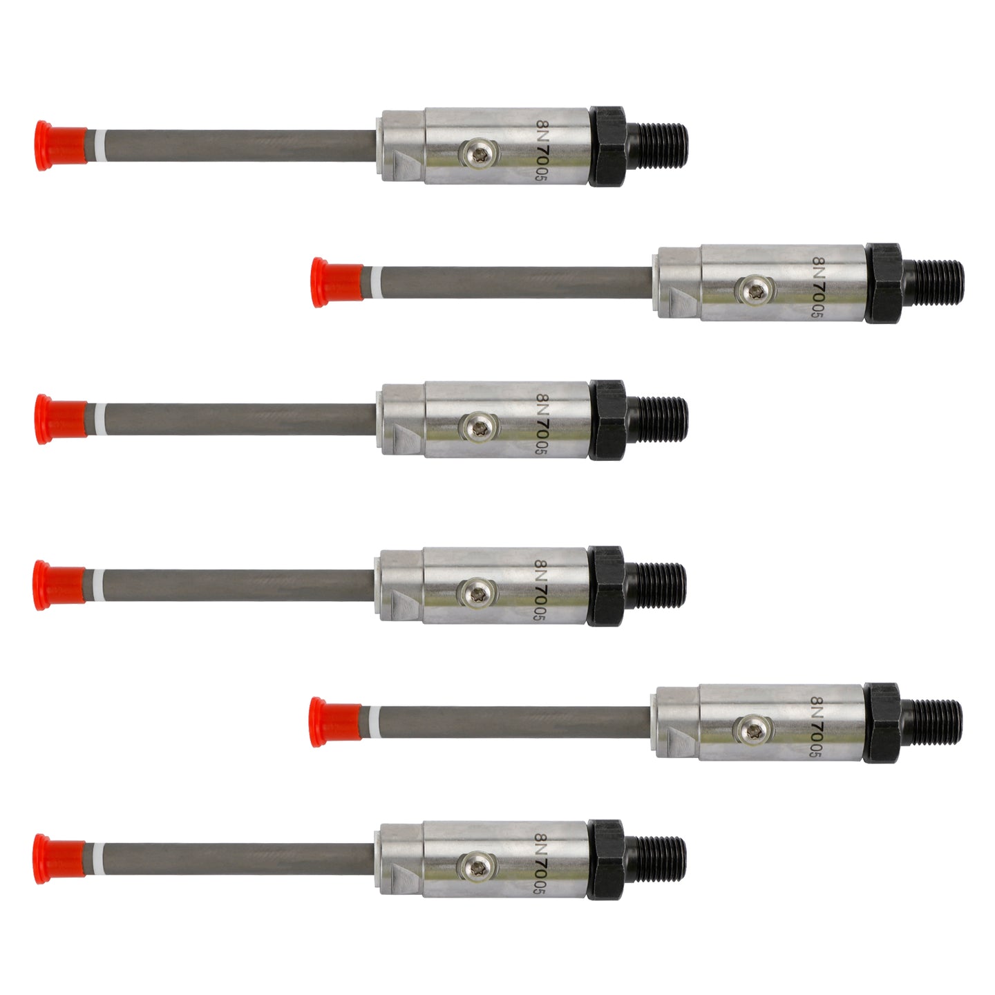 6Pcs 8N-7005 Fuel Injector Pencil Nozzle For Caterpillar CAT 3304 3306B Engine