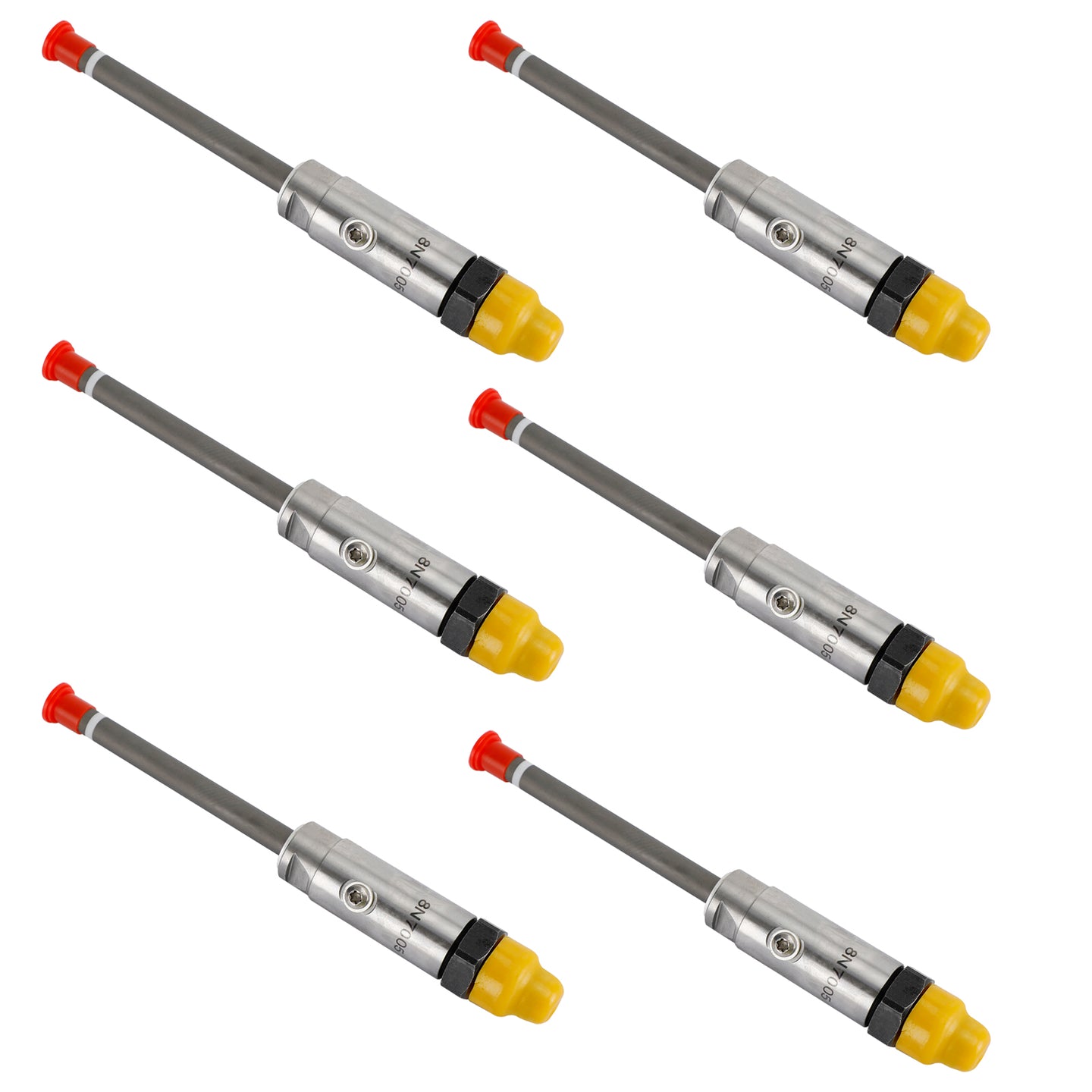 1/6Set 8N-7005 Fuel Injector Pencil Nozzle For Caterpillar CAT 3304 3306B Engine, 6Pcs