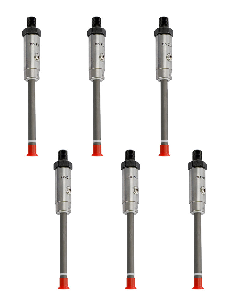 1/6Set 8N-7005 Fuel Injector Pencil Nozzle For Caterpillar CAT 3304 3306B Engine, 6Pcs