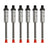6Pcs 8N-7005 Fuel Injector Pencil Nozzle For Caterpillar CAT 3304 3306B Engine