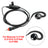 G-Shape Earpiece Headset Oval PTT MIC For CLP108 CLP1010 CLP1040 CLP1060