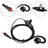 G-Shape Earpiece Headset Oval PTT MIC For CLP108 CLP1010 CLP1040 CLP1060