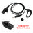 G-Shape Earpiece Headset Oval PTT MIC For ICOM IC-M33 M34 M36 M23 M24 M25 RS-35M