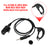 G-Shape Earpiece Headset Oval PTT MIC For ICOM IC-M33 M34 M36 M23 M24 M25 RS-35M