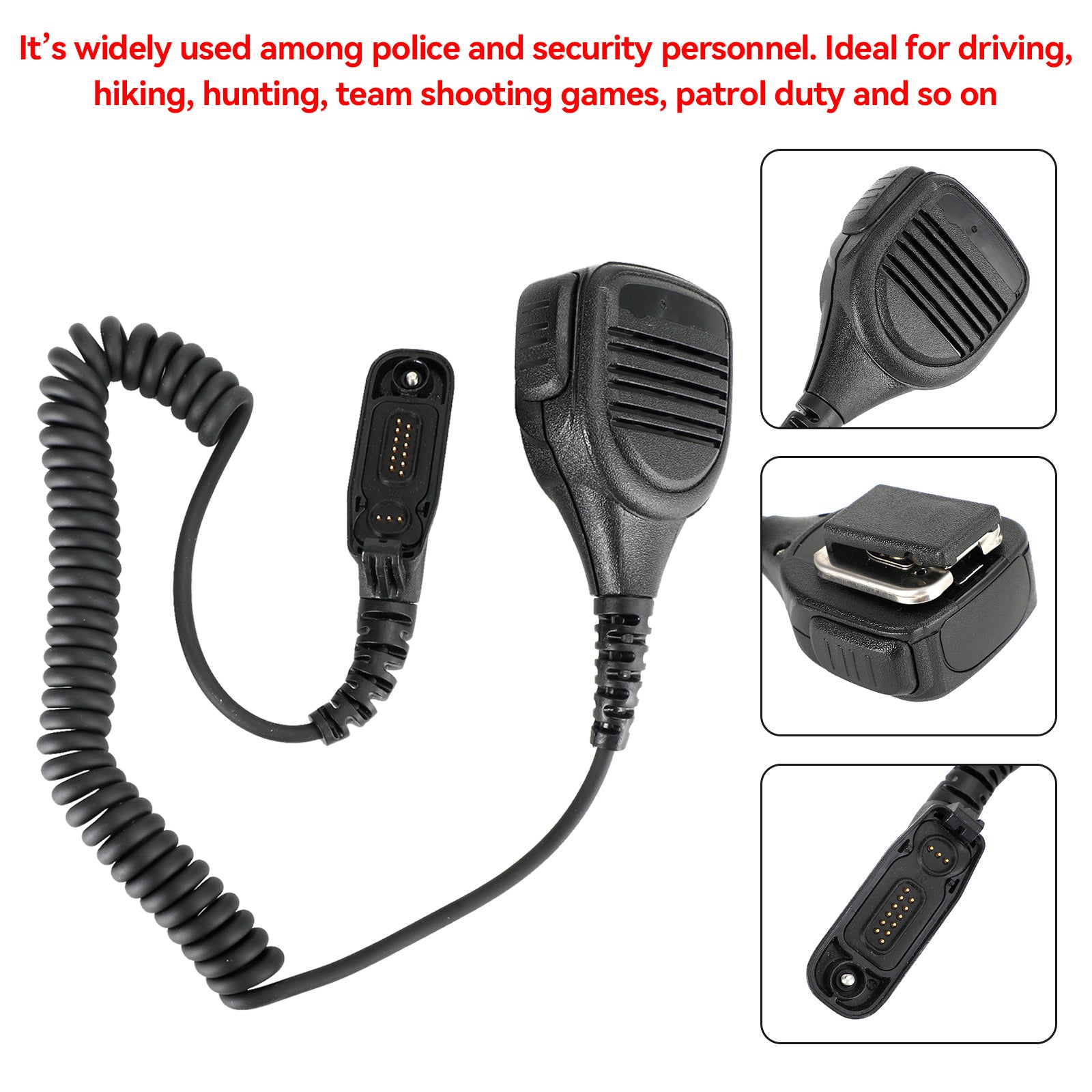 Hand Microphone Speaker Fit for Xir P8268 P8260 P8200 P8660 GP328D DP4400 Radio
