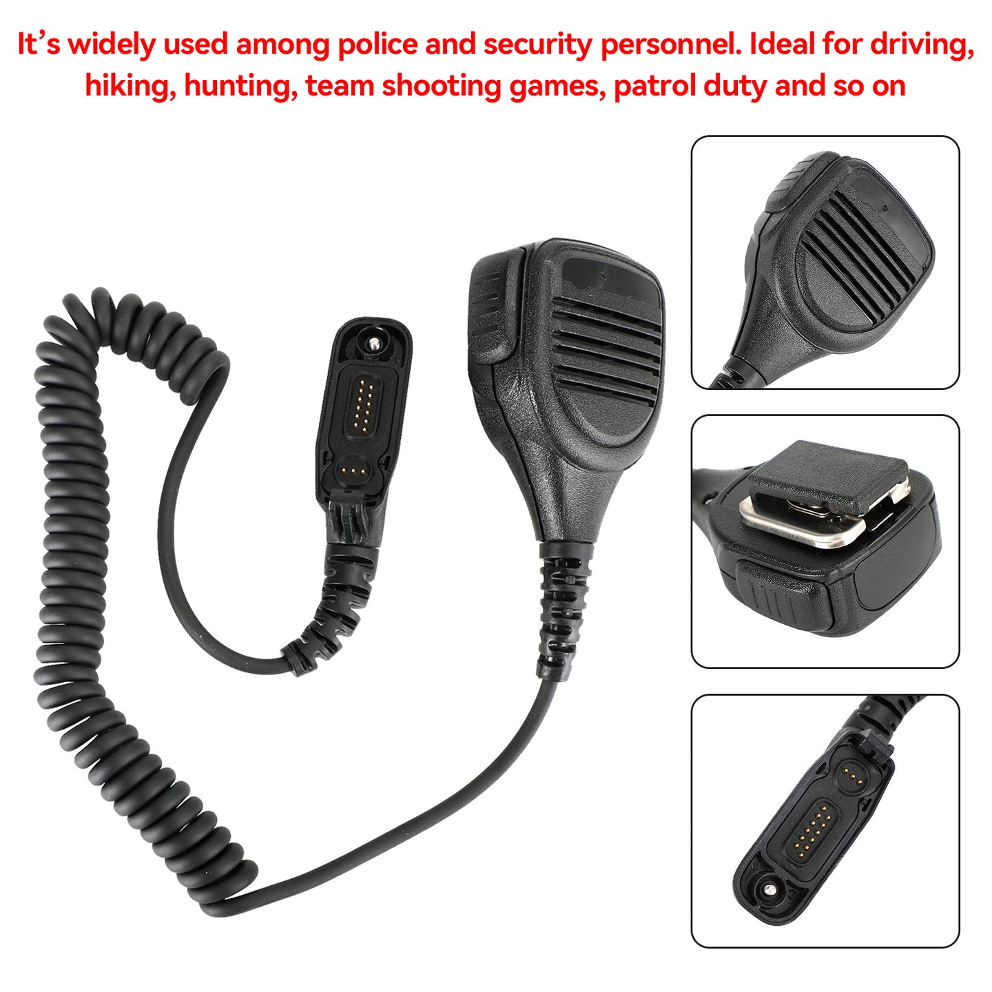 Hand Microphone Speaker Fit for Xir P8268 P8260 P8200 P8660 GP328D DP4400 Radio