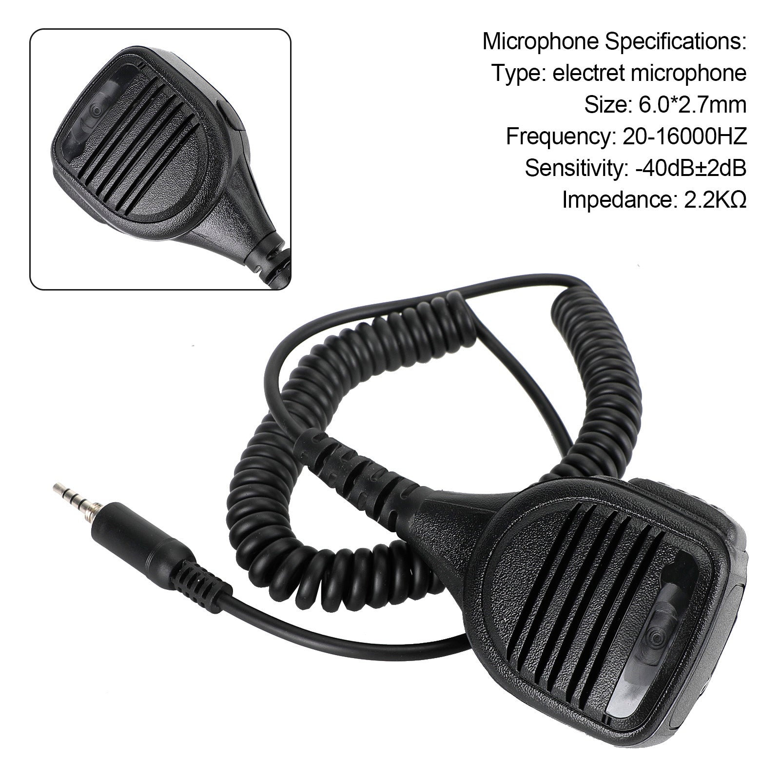 Waterproof Microphone Speaker Fit for ICOM IC-M33 M34 M36 M37 M23 M24 M25 Radio