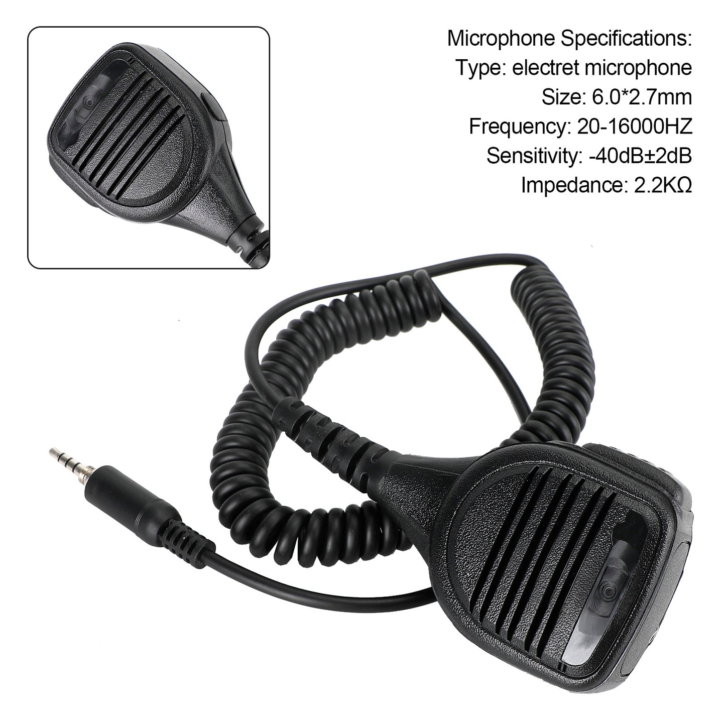 Waterproof Microphone Speaker Fit for ICOM IC-M33 M34 M36 M37 M23 M24 M25 Radio