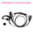 ICOM F1000-011 Curved Earhook Headset For ICOM U86 F4033 V88 U88 G88 T10 Radio