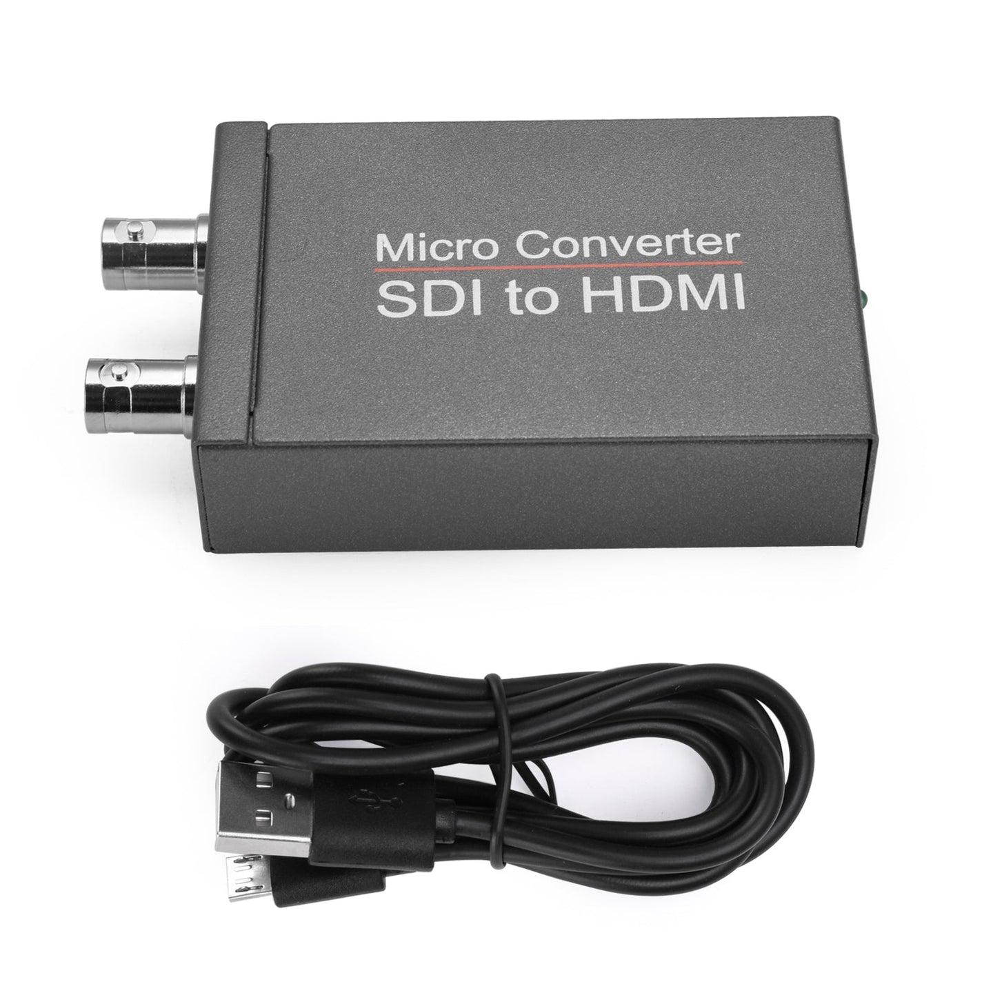 1 SDI Input to 2 HDMI + SDI Output Mini HD Video Converter & Audio Switcher