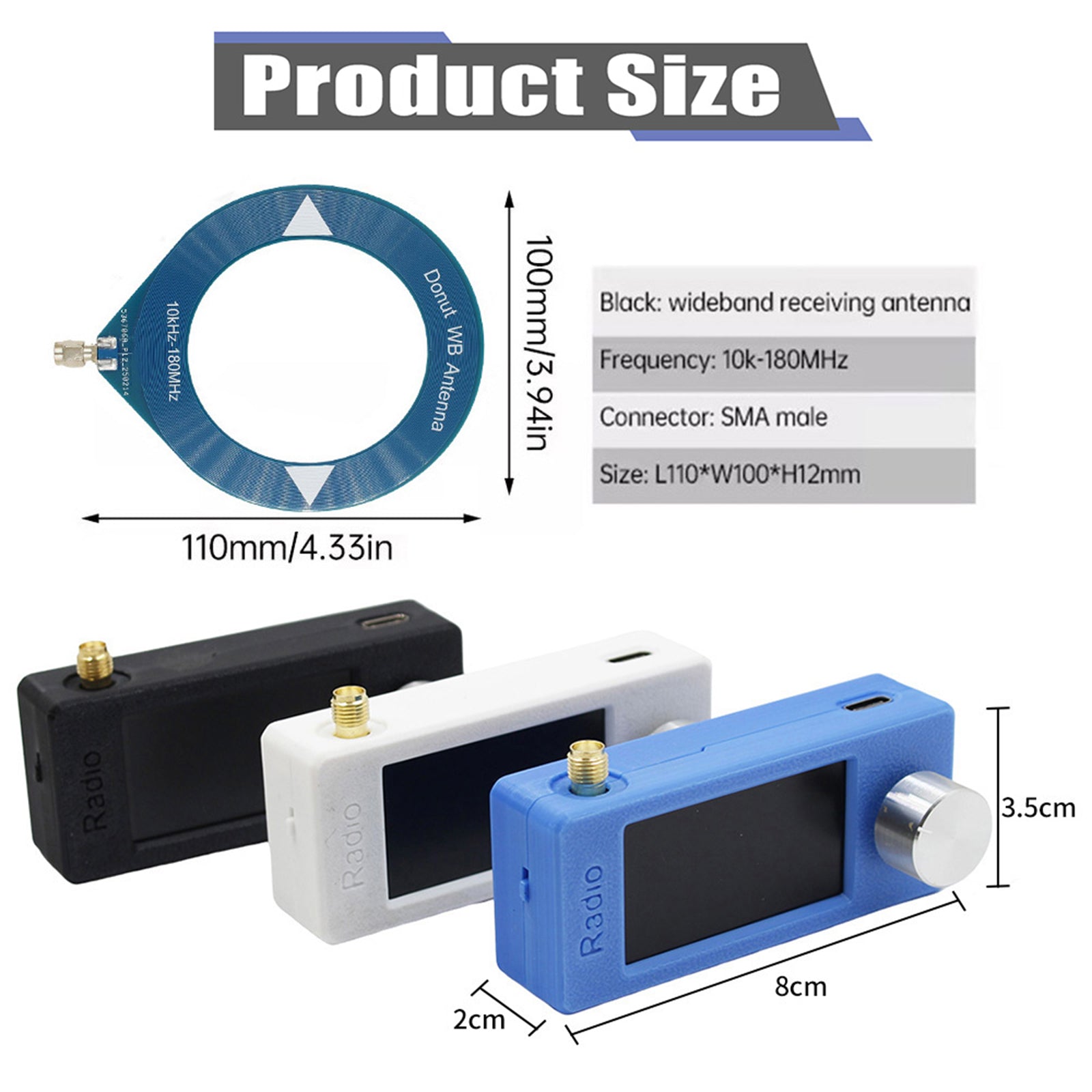 SI4732 ATS-mini 0.5-108MHz Mini Pocket SSB Radio All Band ESP32 Radio Receiver