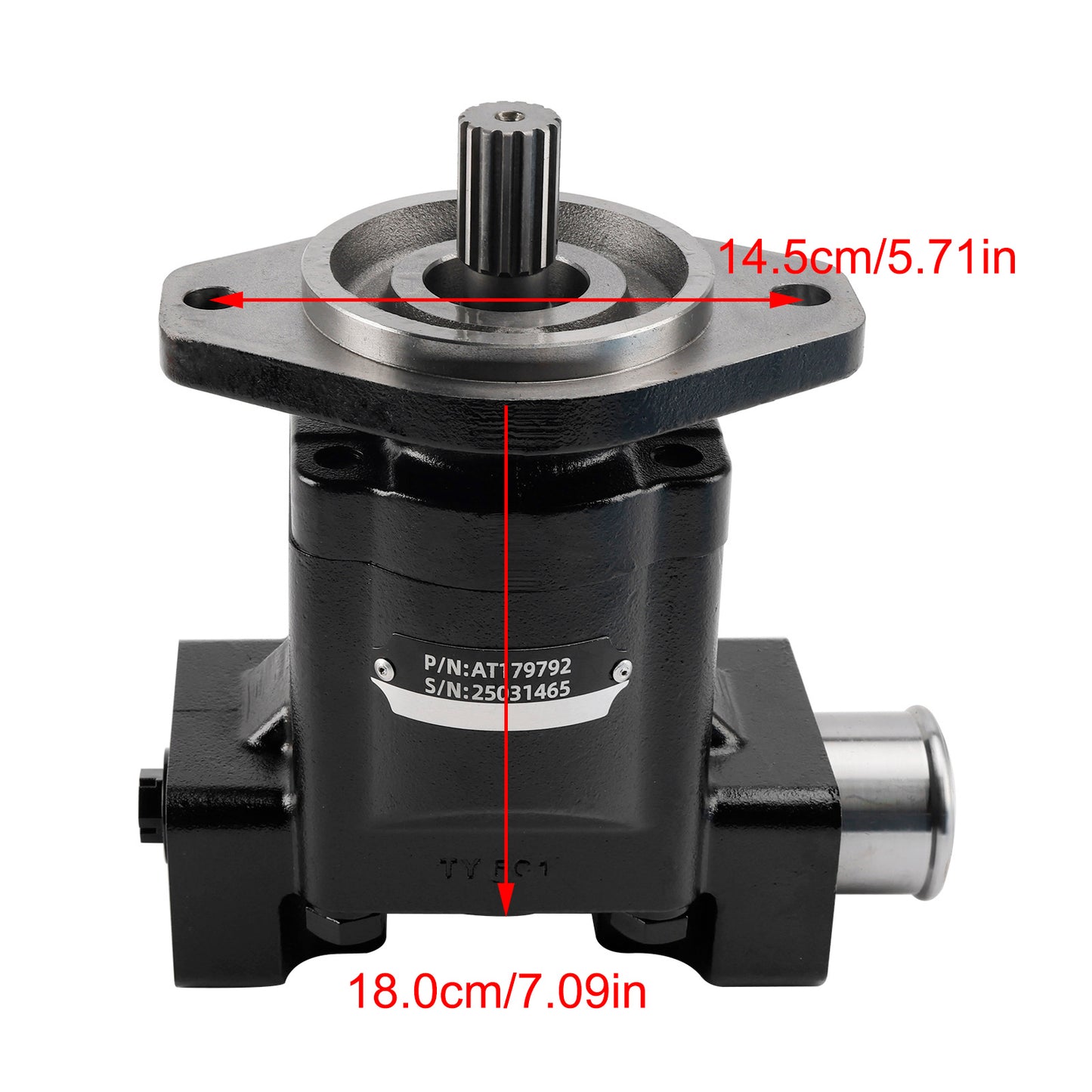 Hydraulic Pump AT179792 For John Deere Backhoe Loader 310K 310E 310J 310G 710D