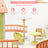 3 Story Wooden Doll House With Balcony 23 Accessories Toy Gift For 3 +Years Kids