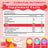 Topteng  Vitamin D3 K2 Gummies with Vitamin C Sugar-Free Omega-3
