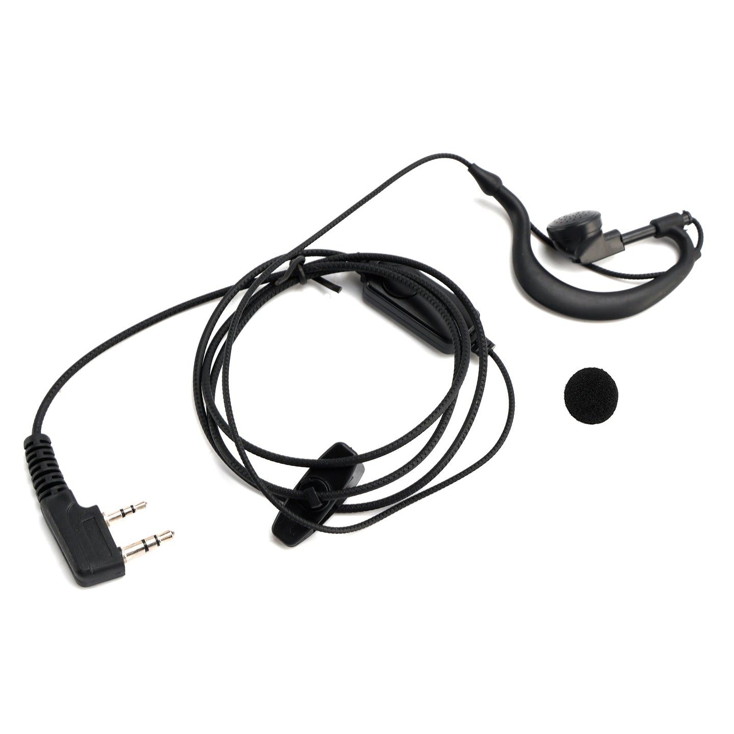 K-031 Pressure Wire Earhook Headset For TK-208 TH-D7 RPU416A KG-UVD1 TG-K4AT