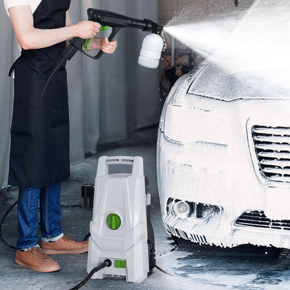 1400W Electric Pressure Washer 3200 PSI 1.8 GPM High-Power Cleaner for Cars, Driveways & Patios