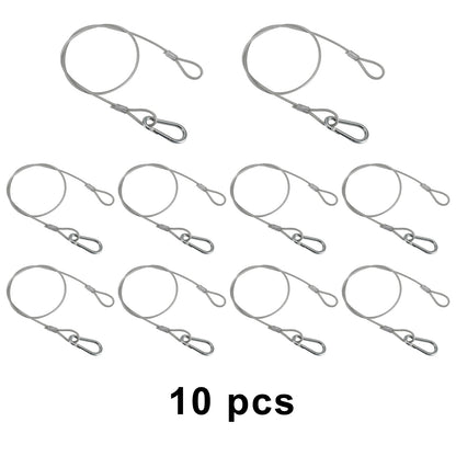 1/5/10Pcs 26.4"Steel Wire Safety Security Cable For Stage Light Clamp Par Light
