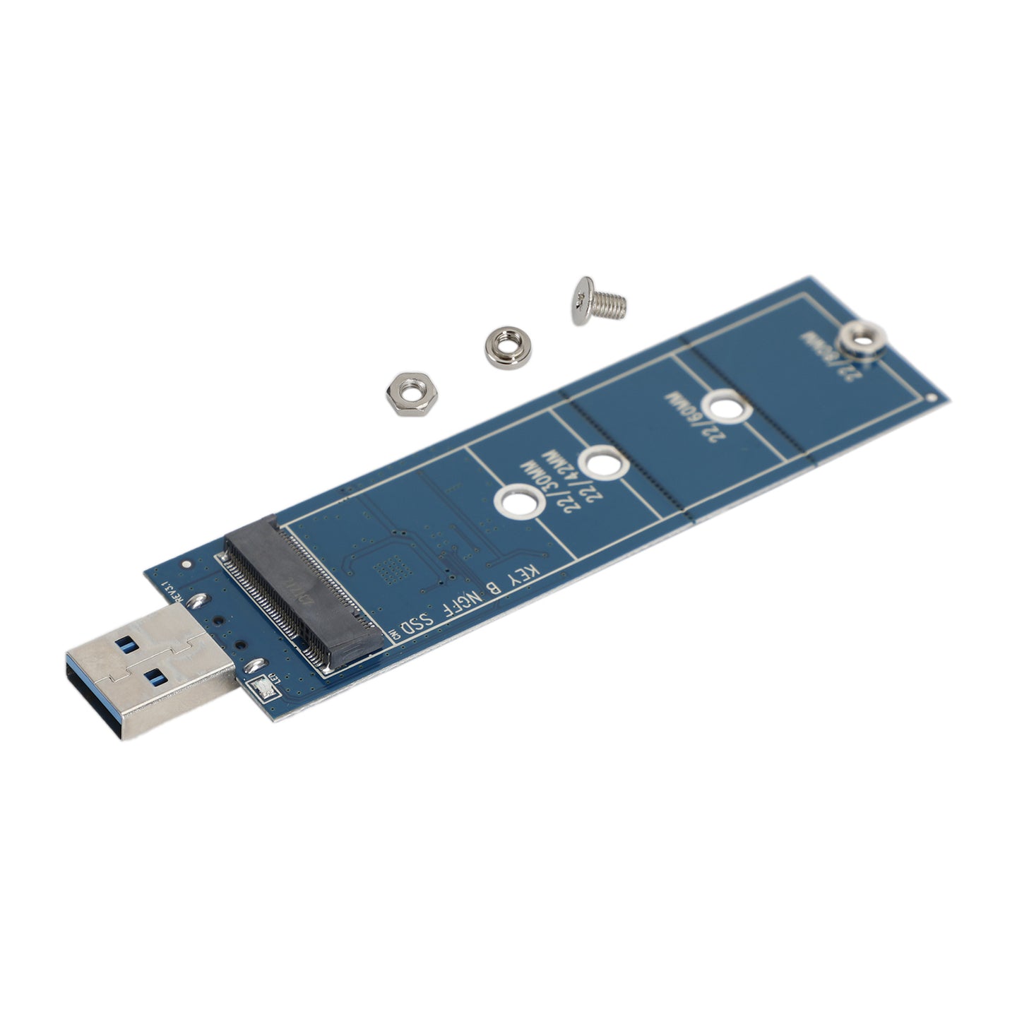 M.2 to USB Adapter SATA Protocol Support 2230 2242 2260 2280 for Windows MAC OS