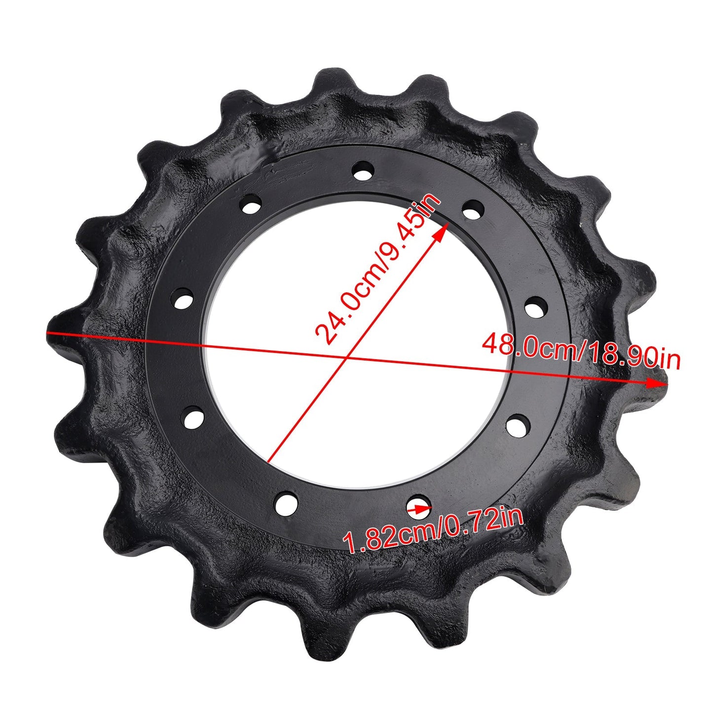 Drive Sprocket Replacement for Kubota SVL65-2 SVL75 SVL75-2 SVL75C V0511-21110