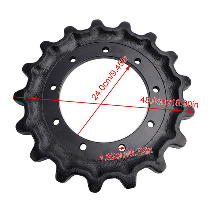 Drive Sprocket Replacement for Kubota SVL65-2 SVL75 SVL75-2 SVL75C V0511-21110