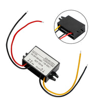 Waterproof Buck Step Down Converter DC24V 36V 48V to DC12V 1A Car Power Module