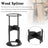 4-Way Kindling Cracker & Firewood Splitter, Heavy-Duty Cast Iron Cross Blade Log Splitter for Wood Stove & Fire Pit