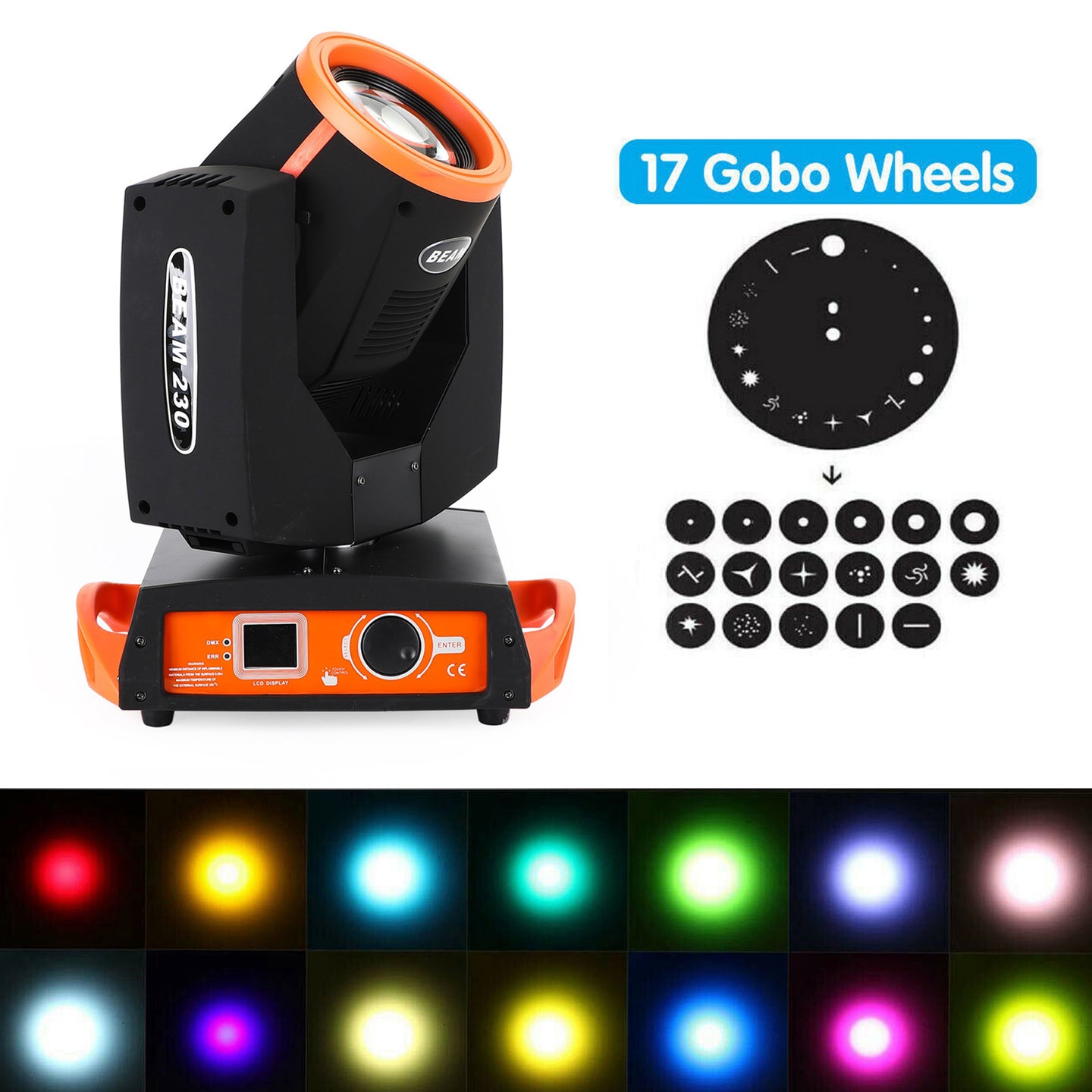 1/2/4/6/8 Pcs Beam Zoom Moving Head Stage Lighting Beam DMX Party DJ Lighting (Copy)