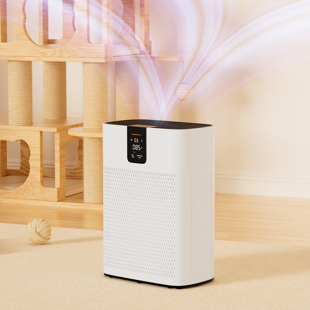 Large Room Air Purifier for 2400 Ft² with WiFi & Washable Filter, for Home Bedroom