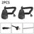 2PCS Handheld Speaker Mic Microphone For YAESU FT817 FT857 FT891 FT991 FT450